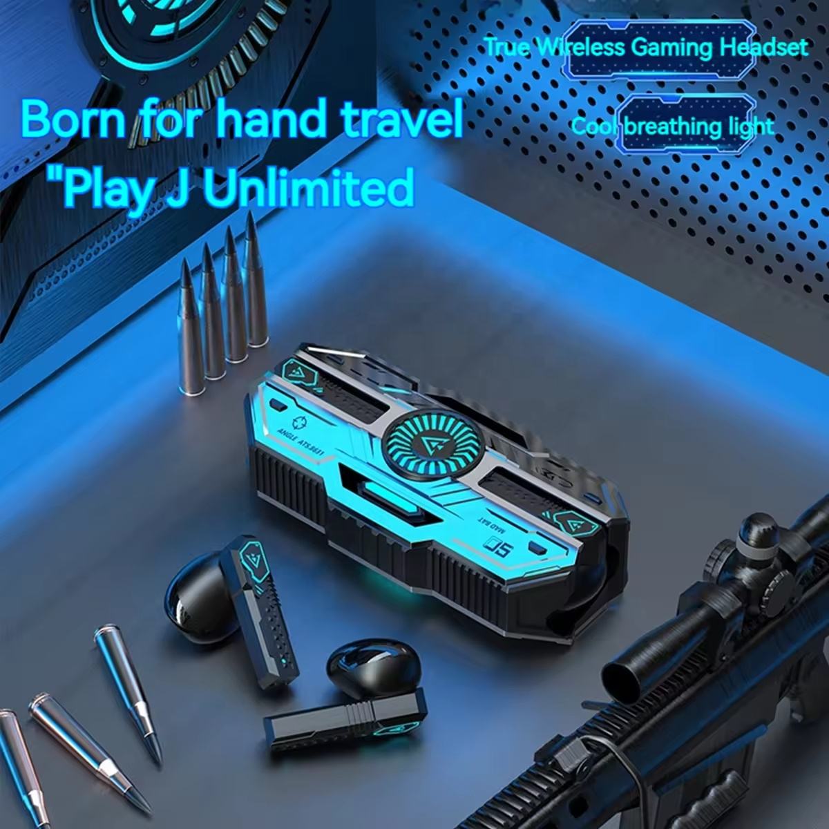 X37 TWS Earbuds Latest Design for Gamers Low Delay Intelligent In-Ear Stereo Wireless Headset